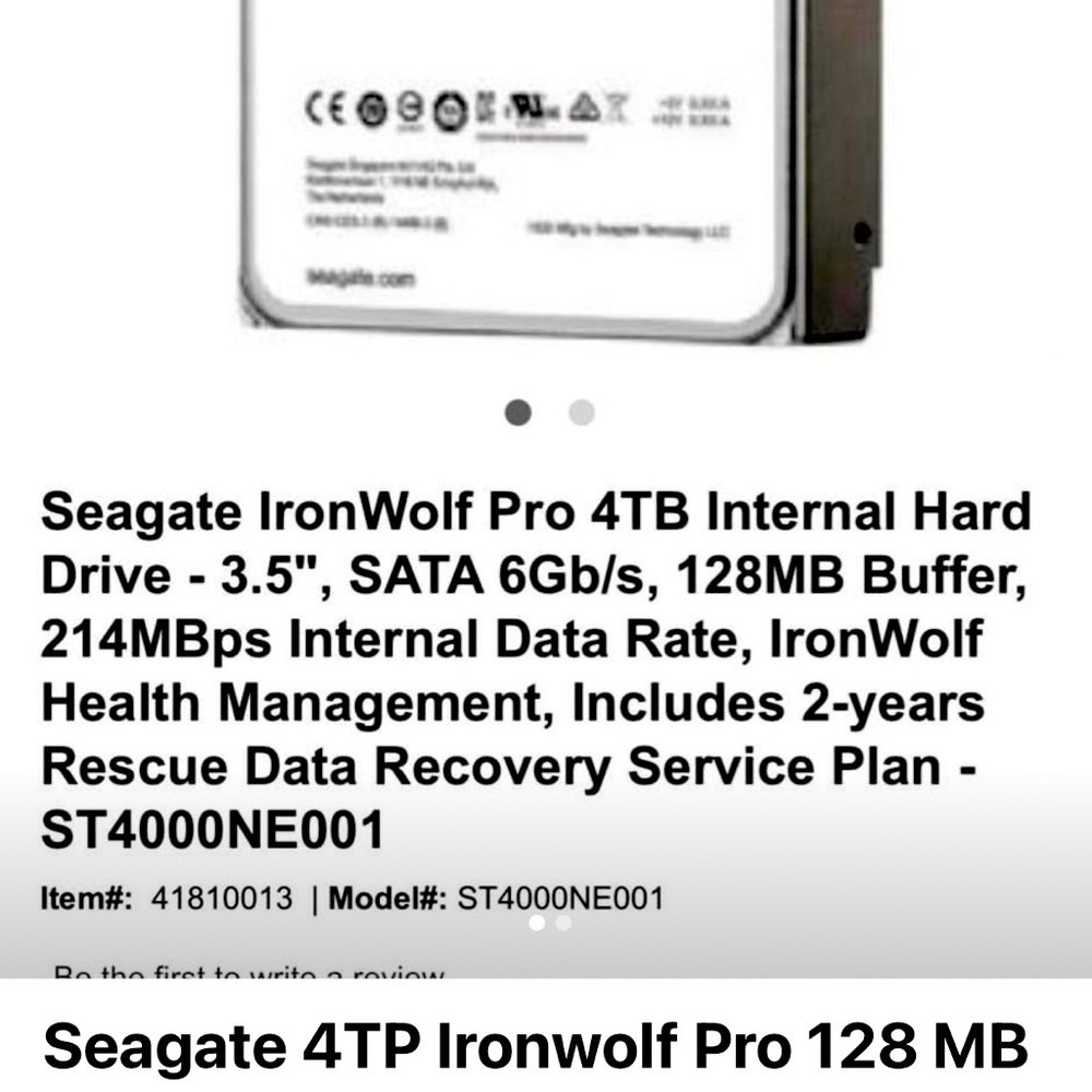 Seagate 4TP Ironwolf
